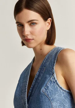 Chaleco Denim Textura-Scalpers New