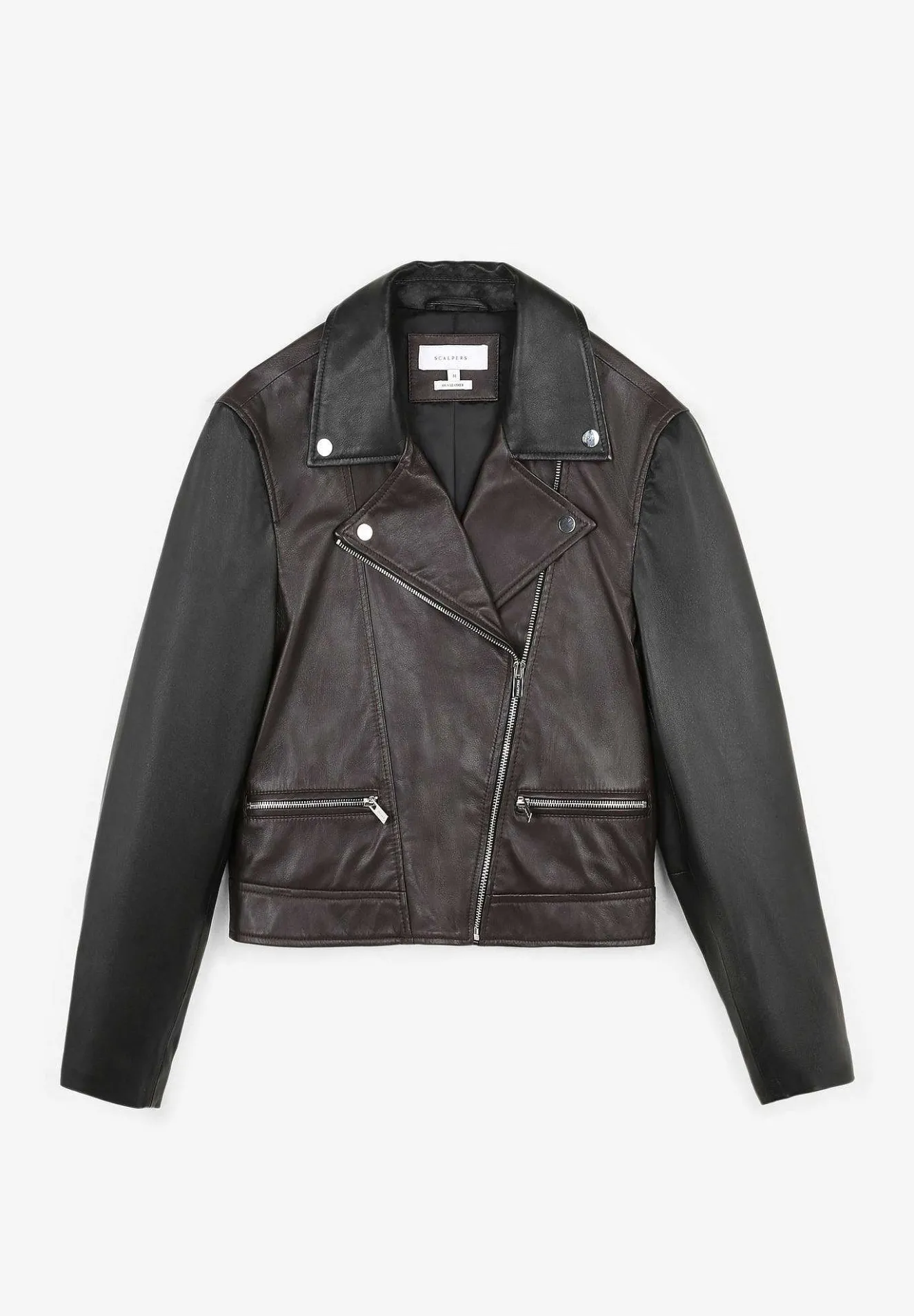Chaqueta Biker Bicolor-Scalpers Discount