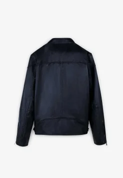 Chaqueta Biker Piel-Scalpers Flash Sale