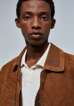 Chaqueta Bomber Piel-Scalpers Best Sale