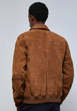 Chaqueta Bomber Piel-Scalpers Best Sale