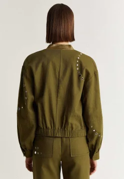 Chaqueta Bomber Tachuelas-Scalpers Best Sale
