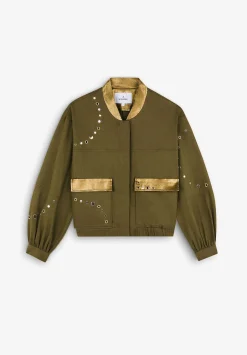 Chaqueta Bomber Tachuelas-Scalpers Best Sale
