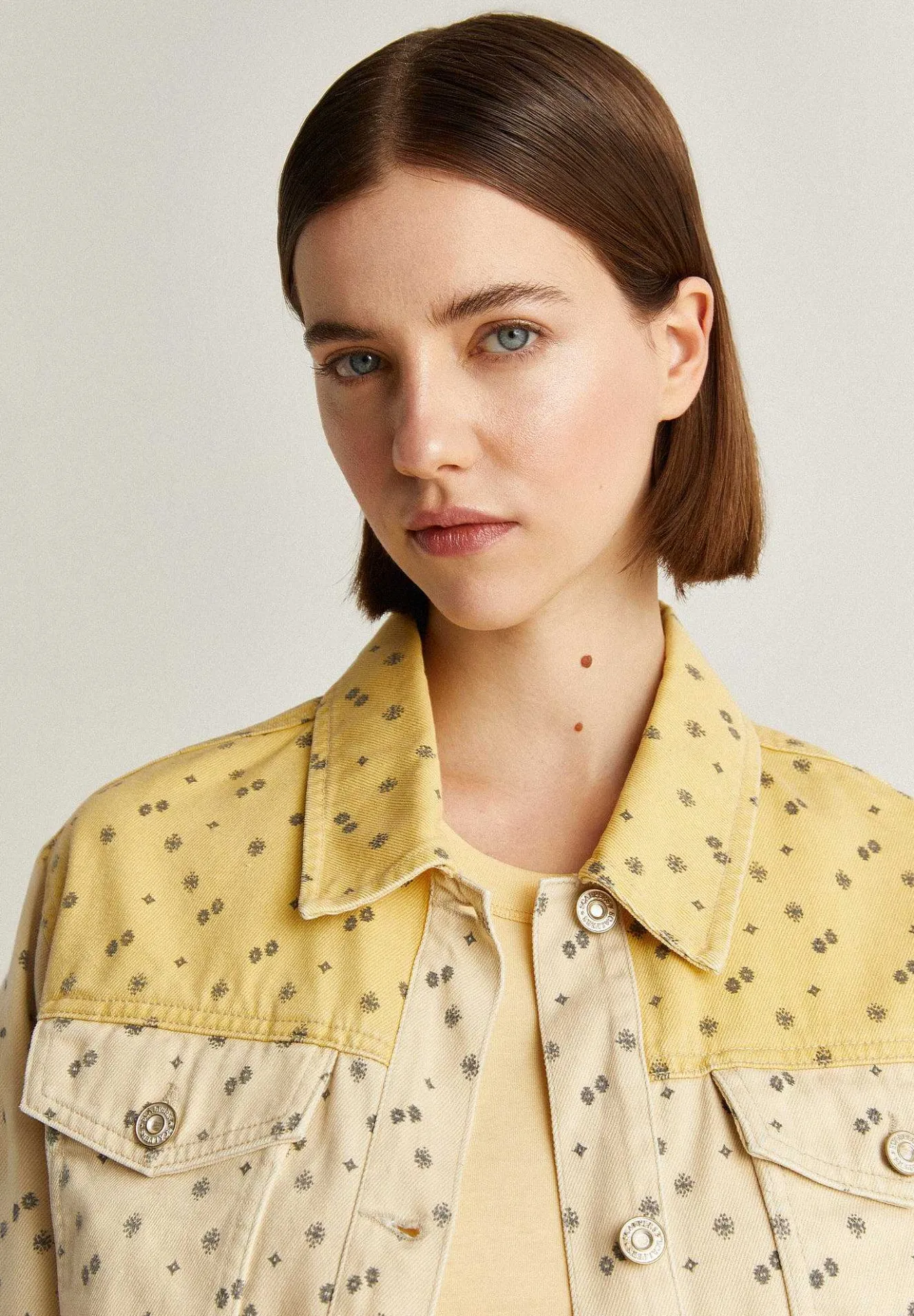 Chaqueta Denim Motivos Etnicos-Scalpers Outlet