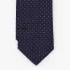 Corbata Seda 7 Pliegues Puntos-Scalpers Shop