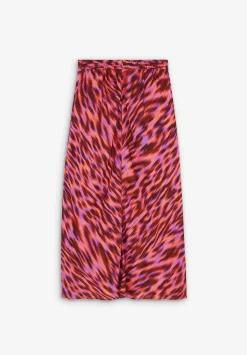 Falda Midi Animal Print Lurex-Scalpers Discount