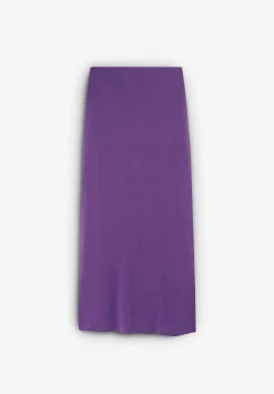Falda Midi Detalle Nudo-Scalpers Flash Sale