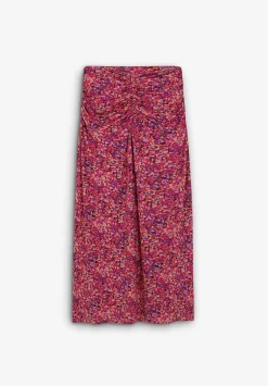 Falda Midi Frunces Cordon-Scalpers Outlet