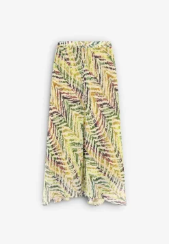 Falda Midi Print Cebra-Scalpers Outlet