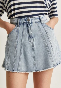 Falda Mini Denim Lavada-Scalpers Best