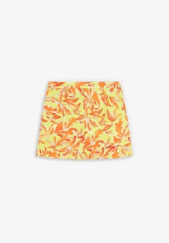 Falda Mini Lino Tropical-Scalpers Best Sale