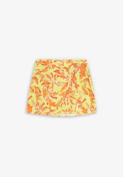 Falda Mini Lino Tropical-Scalpers Best Sale