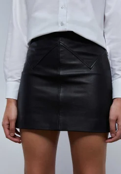 Falda Mini Piel Cinturon-Scalpers Best