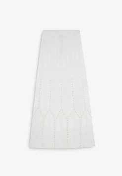 Falda Punto Midi Tachuelas-Scalpers Cheap