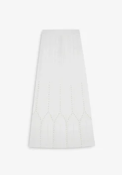 Falda Punto Midi Tachuelas-Scalpers Cheap