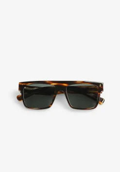 Gafas Sol Efecto Carey Cuadradas-Scalpers Best Sale