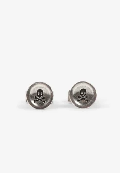 Gemelos Redondos Calavera Grabada-Scalpers Clearance
