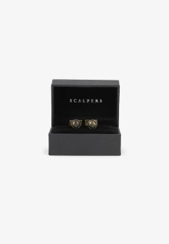 Gemelos Redondos Oro Viejo-Scalpers Online