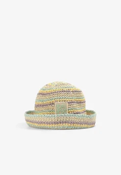 Gorro Bucket Crochet Rayas-Scalpers Discount