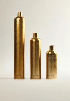 Jarron Decorativo Metal Dorado-Scalpers Flash Sale