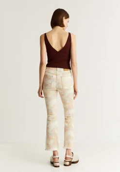 Jeans Ankle Flare Tie Dye-Scalpers Shop