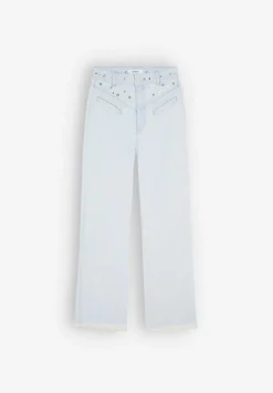 Jeans Culotte Detalle Tachas-Scalpers Best Sale