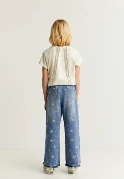 Jeans Detalles Bordados-Scalpers Online