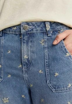 Jeans Detalles Bordados-Scalpers Outlet