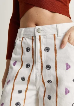 Jeans Motivos Etnicos Bordados-Scalpers Discount