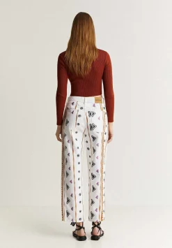 Jeans Motivos Etnicos Bordados-Scalpers Discount