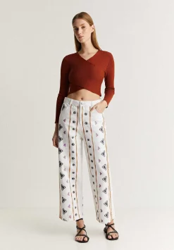 Jeans Motivos Etnicos Bordados-Scalpers Discount