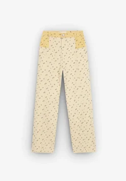 Jeans Rectos Motivos Etnicos-Scalpers Sale