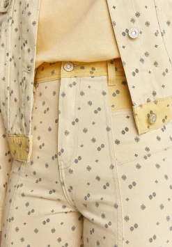 Jeans Rectos Motivos Etnicos-Scalpers Sale