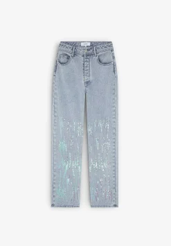 Jeans Relaxed Detalle Lentejuelas-Scalpers Discount
