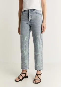 Jeans Relaxed Detalle Lentejuelas-Scalpers Discount