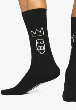 Jimmy Lion | Calcetines Basquiat Sugar Ray Robinson-Scalpers Best Sale