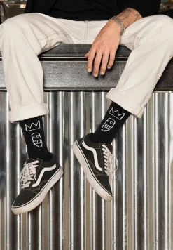 Jimmy Lion | Calcetines Basquiat Sugar Ray Robinson-Scalpers Best Sale