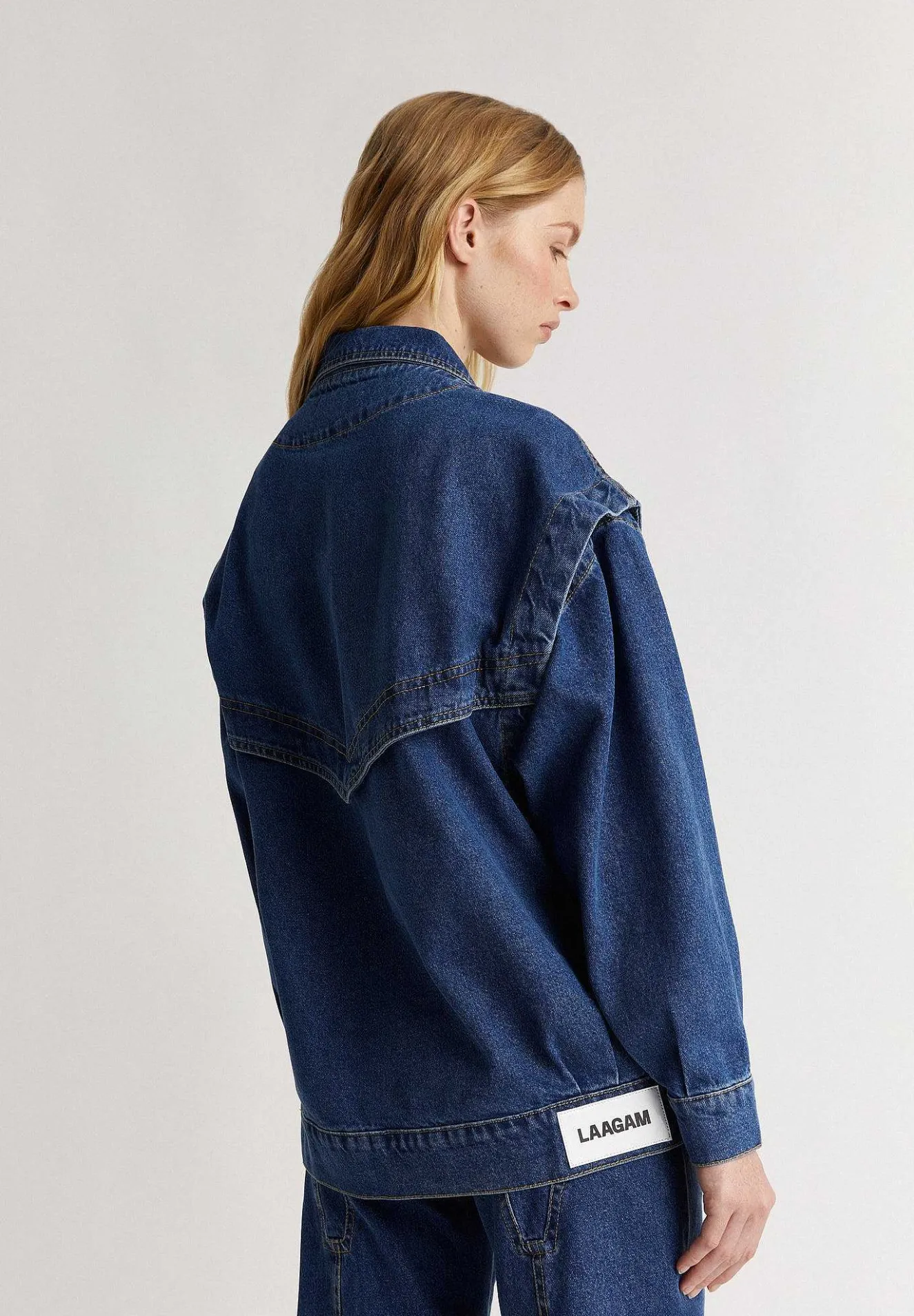 Laagam | Chaqueta Mangas Desmontables De-Nimes-Scalpers Clearance