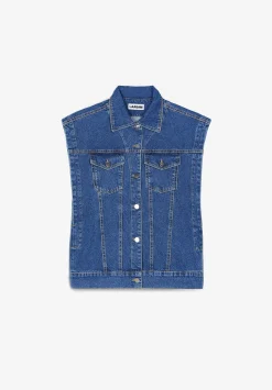 Laagam | Chaqueta Mangas Desmontables De-Nimes-Scalpers Clearance
