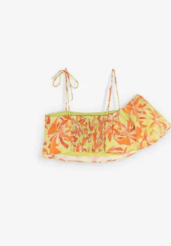 Leaves Linen Top-Scalpers Clearance