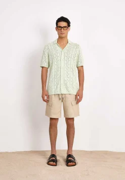 Oas | Bermudas Cargo Linen-Scalpers Best Sale