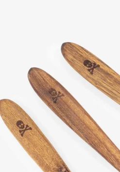 Pack Utensilios De Madera Calavera-Scalpers Cheap