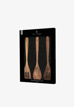 Pack Utensilios De Madera Calavera-Scalpers Hot