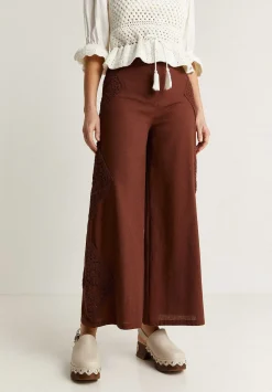 Pantalon Culotte Detalle Crochet-Scalpers Store