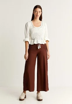 Pantalon Culotte Detalle Crochet-Scalpers Store