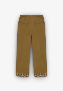 Pantalon Detalle Bordado Etnico-Scalpers Online