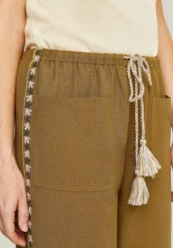 Pantalon Detalle Bordado Etnico-Scalpers Online
