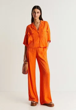 Pantalon Fluido Detalles Geometricos-Scalpers Outlet