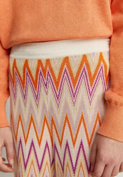 Pantalon Punto Zigzag Detalle Bajo-Scalpers Store