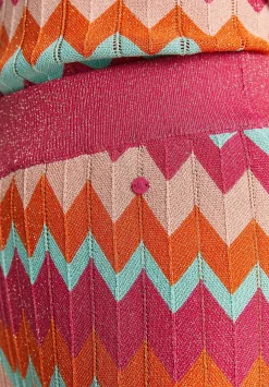 Pantalon Punto Zigzag Lurex-Scalpers Sale